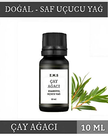 ÇAY AĞACI ESANSİYEL UÇUCU YAĞI BUHURDANLIK KOKUSU DİFÜZÖR ESANSI ODA KOKUSU 10 ML..