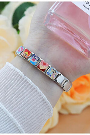 Aşk Sıcak Hava Balonu Çelik İtalyan Charm