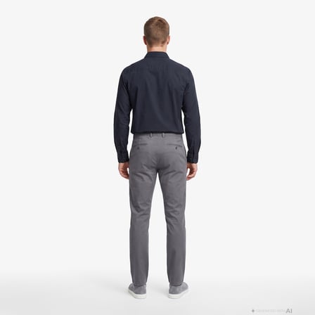Nautica Erkek Gri Slim Fit Pantolon