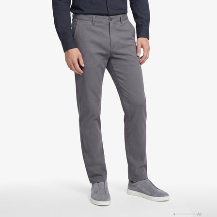 Nautica Erkek Gri Slim Fit Pantolon