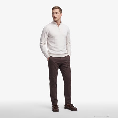 Nautica Erkek Kahverengi Slim Fit Pantolon