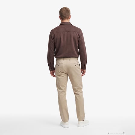 Nautica Erkek Bej Slim Fit Pantolon