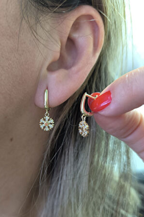 Kartanesi Altın Minimal Günlük Küpe