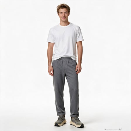 Nautica Erkek Gri Slim Fit Pantolon