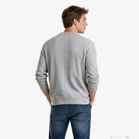Nautica Erkek Gri Regular Fit Kazak