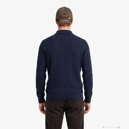 Nautica Erkek Lacivert Regular Fit Triko