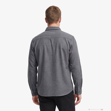 Nautica Erkek Gri Regular Fit Gömlek