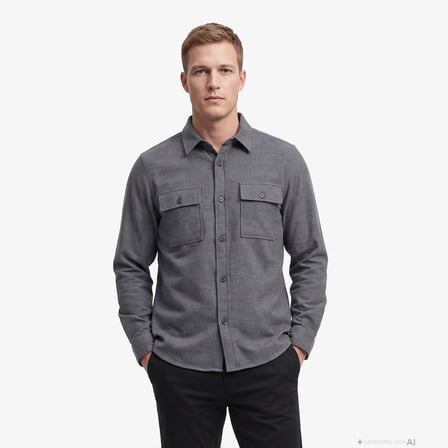 Nautica Erkek Gri Regular Fit Gömlek