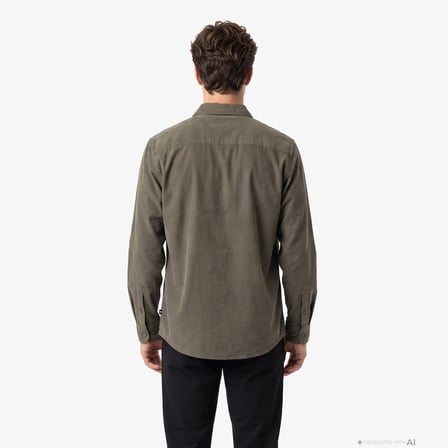 Nautica Erkek Haki Regular Fit Gömlek