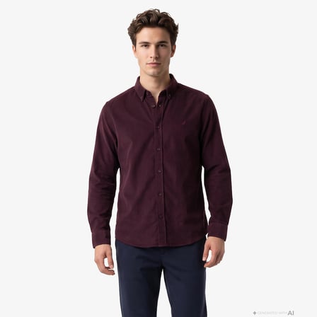 Nautica Erkek Kırmızı Regular Fit Gömlek