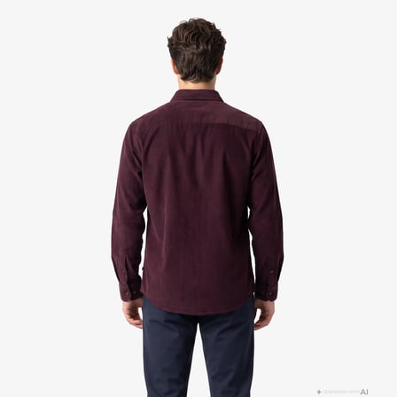 Nautica Erkek Kırmızı Regular Fit Gömlek