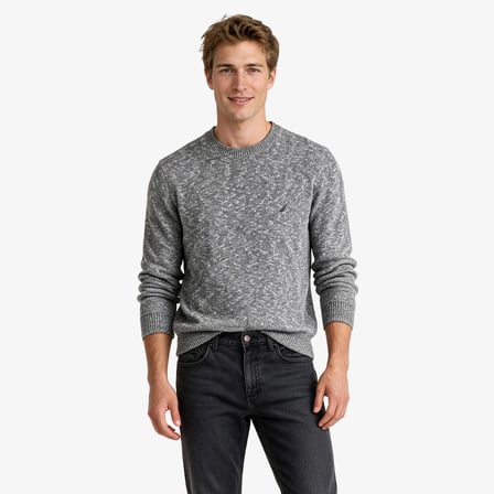 Nautica Erkek Gri Regular Fit Kazak