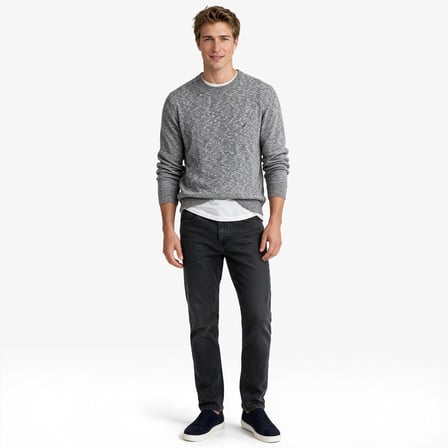 Nautica Erkek Gri Regular Fit Kazak