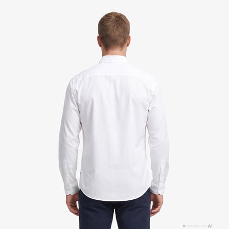 Nautica Erkek Beyaz Slim Fit Gömlek