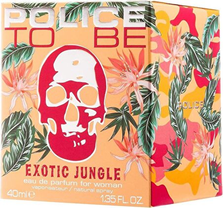 Police Exotic Jungle Man EDT 125ML & Exotic Jungle Woman EDT 125ML Kadın ve Erkek 2li Parfüm Seti