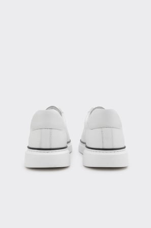 Hakiki Deri Bağcıklı Erkek Sneaker