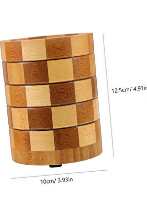 Bambu Kaşıklık, Dekoratif Tezgah Üstü Dik Kaşıklık, Bambu Mutfak Düzenleyici