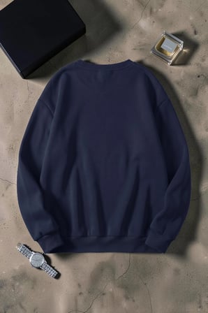 Unisex Frank Active Power Baskılı Bisiklet Yaka Sweatshirt
