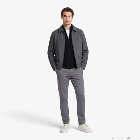 Nautica Erkek Gri Mont