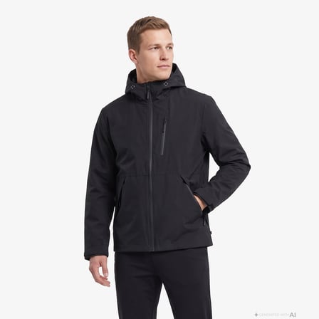 Nautica Erkek Siyah Mont