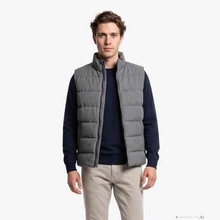 Nautica Erkek Gri Yelek