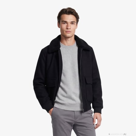 Nautica Erkek Siyah Mont