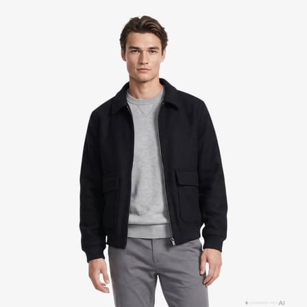 Nautica Erkek Siyah Mont