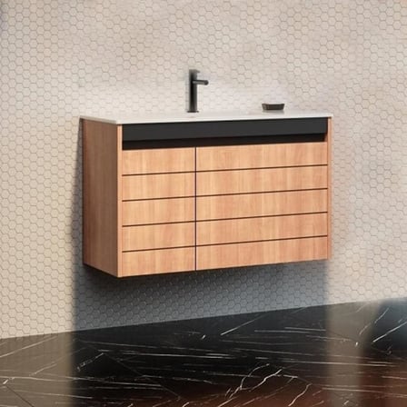 Orka Ricato 80 cm Morgana Kiraz Banyo Dolabı Takımı