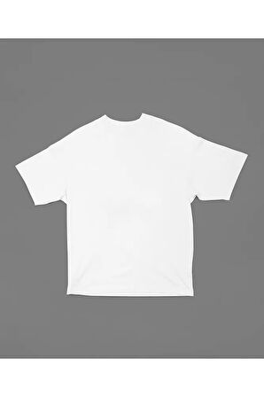 Unisex Oversize Baskısız Basic Tişört