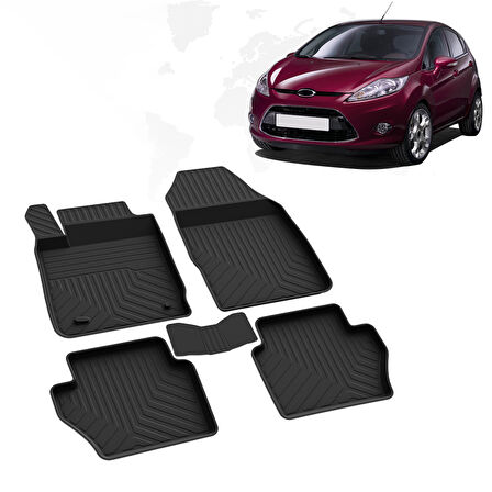 Ford Fiesta 4D Havuzlu Paspas 2009-2015 A+Kalite