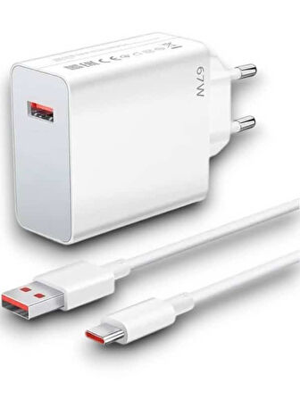 67W Hızlı Şarj Adaptörü ve Kablosu, Turbo Şarj Özelliği