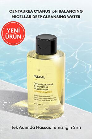 Micellar Makyaj Temizleme Suyu KUNDAL Centaurea Cyanus pH Balancing Micellar Deep Cleansing Water