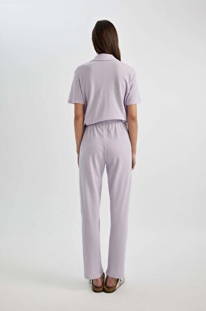 DeFacto Fall in Love Regular Fit Waffle Casual Pijama Altı C1481AX24SPPR77
