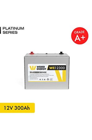 12V 300Ah LiFePO4 Platinum Series Bluetooth'lu Lityum Demir Fosfat Akü 