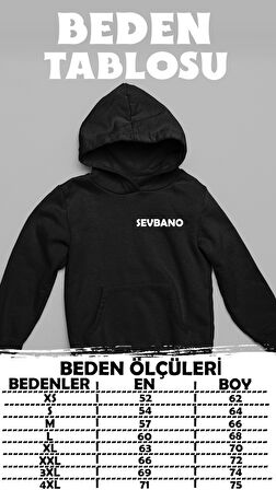 Self Love Club Baskılı Unisex Oversize Hoodie