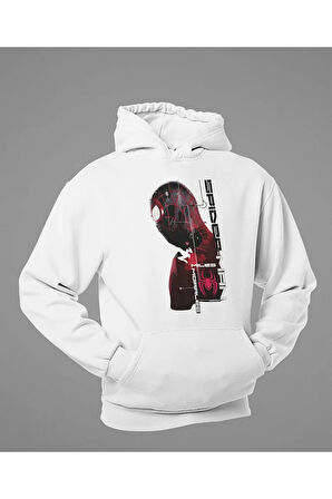 Spider-Man Baskılı Unisex Oversize Marvel Hoodie