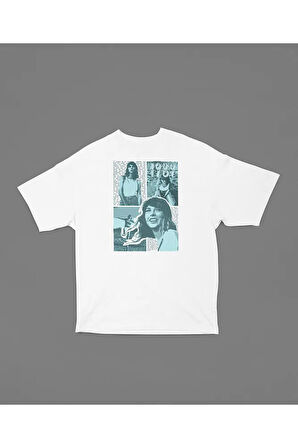 1989 Şarkıcı Taylor Swift Baskılı Oversize Tişört ,Unisex Tişört