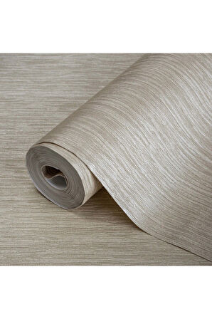 Textured Plain Wallpaper Duvar Kağıdı, Krem - Ephes 6801-3, 10,60 M²