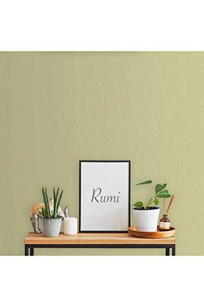 Textured Plain Duvar Kağıdı (Ephes 6801-5, Altın, Açık, Sarı, 1.06x10 m - 10.6 m²)