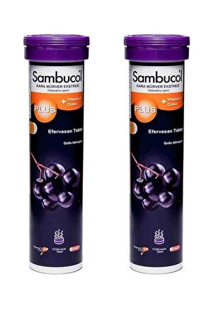 Sambucol Plus Efervesan 15 Tablet 2 Adet 