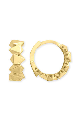 Pirmamit Model 1.7 Cm Altın Günlük Halka Küpe