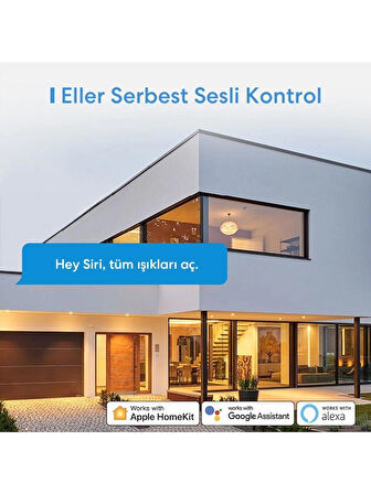 Meross Akıllı Tuşlu Tek Yön Dokunmatik MSS510 (Apple Home Destekli)