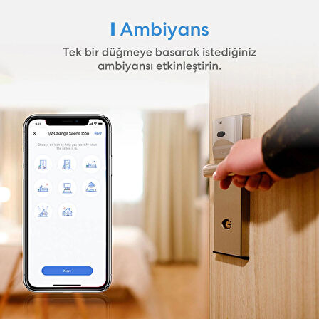 Meross Akıllı Çift Yön Dokunmatik Anahtar MSS550 (Apple Home Destekli)