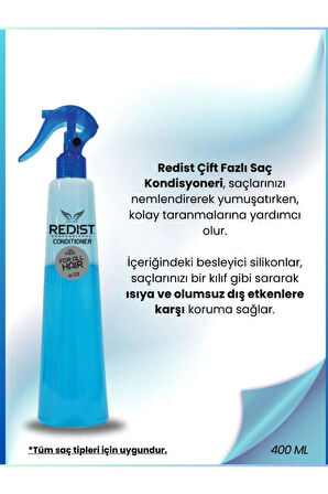 Redist All Hair Mavi Kolajen Nemlendirici Isıya Karşi Koruma Sağlayan Fön Suyu 400 ml