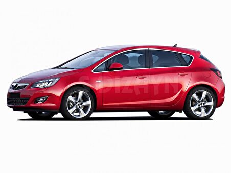 S-Dizayn Opel Astra J HB Krom Cam Çerçeve Seti 12 Prç 2010 Üzeri (Bütün-Formlu)