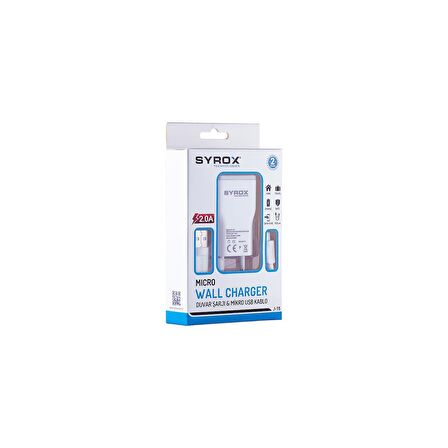 Syrox 2A Samsung Micro Usb Şarj Cihazı Syx-J15