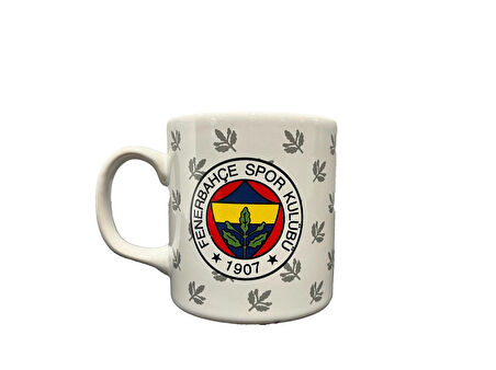 Fenebahçe Lisanslı Kupa FB Logolu Mug Hediye Ahşap Kutulu