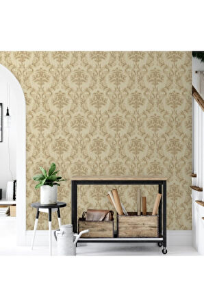 Damask Rich Ornament Duvar Kağıdı (Ephes 6808-2, 1.06x10 m - 10.6 m²)