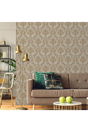 Damask Rich Ornament Wallpaper Duvar Kağıdı, Ephes 6808-3, 10,60 M²