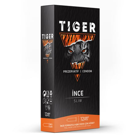 TIGER (İNCE “HASSAS” prezervatif) – THIN (10’lu)